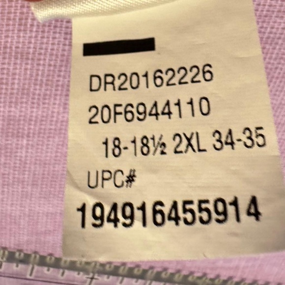 Van Heusen Men's Dress Shirt Regular Fit Ultra Wrinkle Free Flex Collar Stretch - Picture 7 of 7